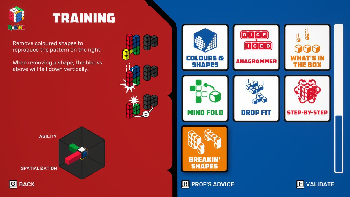 Professor Rubik's Brain Fitness screenshot 2 for Xbox One
